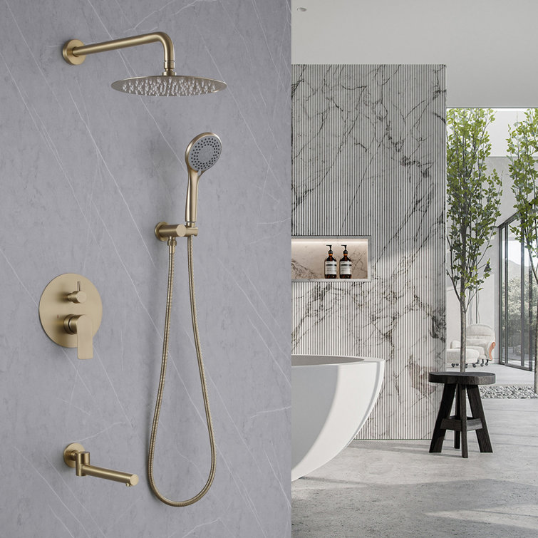 TL Complete Shower System with Roughin Valve Wayfair